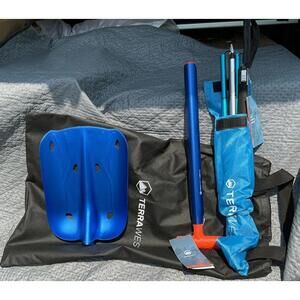 Terrawest Core Light Shovel & 240cm Probe w/ Bag NWT